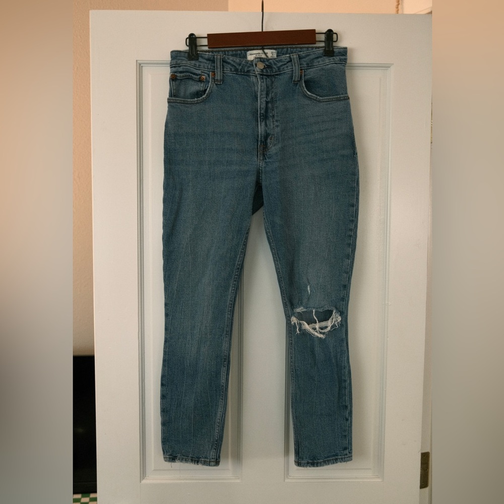Abercrombie Curve Love High Rise Skinny Jeans